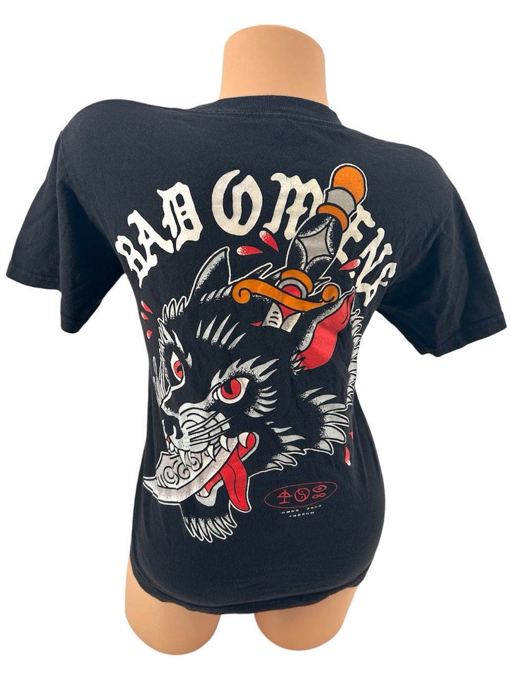 Bad Omens The Death of Peace of Mind Wolf and Dagger Print Band Tee Unisex READ